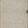 Peabody, Elizabeth [Palmer], mother, ALS to. Feb. 12, 1851.