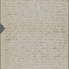 Peabody, Elizabeth [Palmer], mother, ALS to. Feb. 12, 1851.