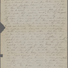 Peabody, Elizabeth [Palmer], mother, ALS to. Feb. 12, 1851.