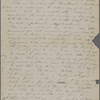 Peabody, Elizabeth [Palmer], mother, ALS to. Feb. 12, 1851.