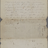 Peabody, Elizabeth [Palmer], mother, ALS to. Feb. 12, 1851.