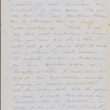 Peabody, Elizabeth [Palmer], mother, ALS to. Apr. 13, 1851.