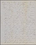 Peabody, Elizabeth [Palmer], mother, ALS to. Aug. 23, 1852.