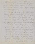 Peabody, Elizabeth [Palmer], mother, ALS to. Aug. 23, 1852.