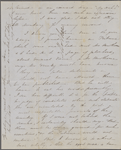 Peabody, Elizabeth [Palmer], mother, ALS to. Aug. 23, 1852.