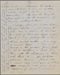 Peabody, Elizabeth [Palmer], mother, ALS to. Sep. 10, 1852.