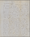 Peabody, Elizabeth [Palmer], mother, ALS to. Oct. 31 - Nov. 1, 1852.