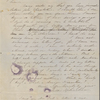 Peabody, Elizabeth [Palmer], mother, ALS to. Dec. 26, 1852.