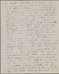 Peabody, Elizabeth [Palmer], mother, AL (incomplete) to. [1852].