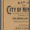 Map of the city of New York : the imperial city of the new world, embracing the entire city limits, based upon official surveys