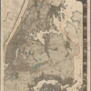 General map of the city of New York, consisting of boroughs of Manhattan, Brooklyn, Bronx, Queens and Richmond