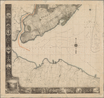 General map of the city of New York, consisting of boroughs of Manhattan, Brooklyn, Bronx, Queens and Richmond