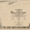 General map of the city of New York, consisting of boroughs of Manhattan, Brooklyn, Bronx, Queens and Richmond