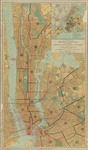 The Rand McNally map of the borough of Manhattan 