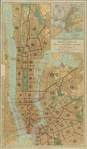 The Rand McNally map of the borough of Manhattan 