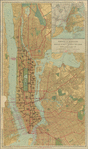 The Rand McNally map of the borough of Manhattan 