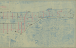 Map of Manhattan showing the district and section boundaries of the Dept. of Street Cleaning