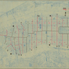 Map of Manhattan showing the district and section boundaries of the Dept. of Street Cleaning