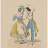 Costumes de Mme Bressant, et de Melle Esther, dans Je m'en moque comme de l'an 40. Revue