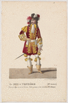 Le duc de Vendôme (Mr Aumer) dans Les pages du duc de Vendôme, ballet pantomime en 1 acte (Académie Rle. de musique)