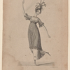 Miss Adams in the character of Zulima in the grand ballet dance of Zelico