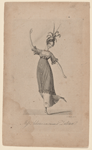 Miss Adams in the character of Zulima in the grand ballet dance of Zelico