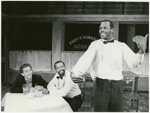 Lonny Price, Zakes Mokae, and Danny Glover in the stage production "Master Harold" ...and the Boys