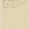 Letter to Auguste Rodin