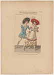 Costumes de Paul, rôle de Joconde et de Mme Anatole, rôle de la comtesse Mathilde, dans Astolphe et Joconde