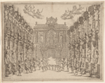 Set design for Il favore de gli dei, [1690]