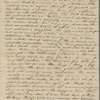 Peabody, Elizabeth P[almer, sister], ALS to. Nov. 20, [1823 or 1824] 