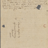 Peabody, Elizabeth P[almer, sister], ALS to. Nov. 20, [1823 or 1824] 