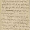 Peabody, Elizabeth P[almer, sister], ALS (incomplete) to. Apr. [?]-20, 1824.