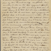Peabody, Elizabeth P[almer, sister], ALS (incomplete) to. Apr. [?]-20, 1824.