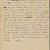 Peabody, Elizabeth P[almer, sister], ALS (incomplete) to. Apr. [?]-20, 1824.