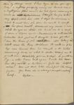 Peabody, Elizabeth P[almer, sister], ALS (incomplete) to. Apr. [?]-20, 1824.