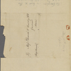 Peabody, Elizabeth P[almer, sister], ALS to. May 11, [1824].