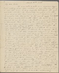 Peabody, [Elizabeth Palmer,] sister, ALS to. Mar. 13, 1825.
