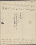 Peabody, [Elizabeth Palmer,] sister, ALS to. Mar. 13, 1825.