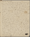 Peabody, Elizabeth P[almer, sister], ALS to. [1825?].