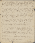 Peabody, Elizabeth P[almer, sister], ALS to. [1825?].