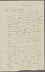 Peabody, E[lizabeth] P[almer, sister], ALS to. [1826 or 1827]