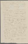 Peabody, E[lizabeth] P[almer, sister], ALS to. [1826 or 1827]