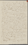 Peabody, E[lizabeth] P[almer, sister], ALS to. [1826 or 1827]