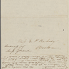 Peabody, E[lizabeth] P[almer, sister], ALS to. [1826 or 1827]