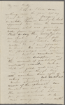 [Peabody], Elizabeth [Palmer, sister], ALS to. [1826 or 1827]