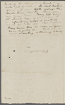 [Peabody], Elizabeth [Palmer, sister], ALS to. [1826 or 1827]