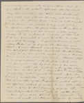 Peabody, Elizabeth [Palmer], sister, ALS to. Jan. [18?], [1827?]