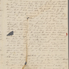 Peabody, Elizabeth [Palmer], sister, ALS to. Jan. [18?], [1827?]