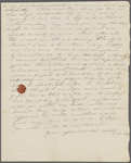 Peabody, Elizabeth P[almer, sister], ALS to. [1827?].